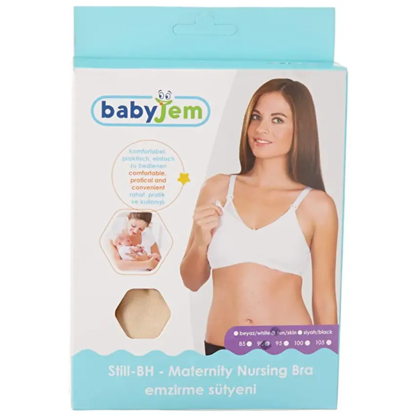 Babyjem Emzirme Sütyeni 105 Beden Ten - 1