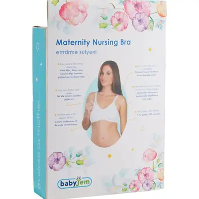 Babyjem Emzirme Sütyeni 85 Beden Beyaz - 4