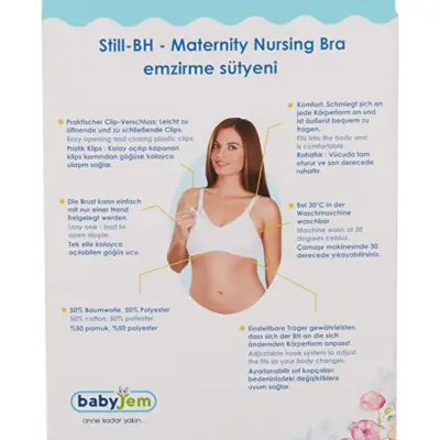 Babyjem Emzirme Sütyeni 85 Beden Siyah - 2