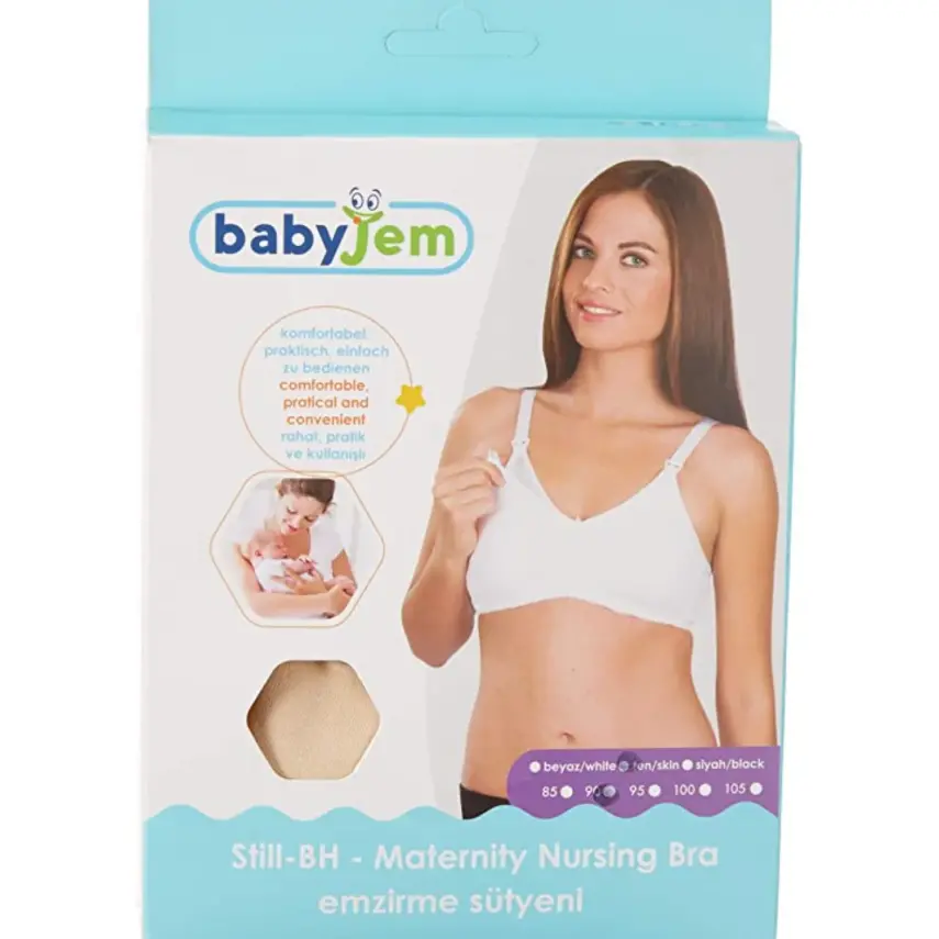 Babyjem Emzirme Sütyeni 85 Beden Ten - 1