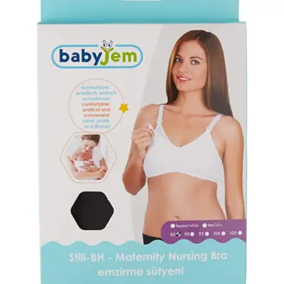 Babyjem Emzirme Sütyeni 90 Beden Siyah 