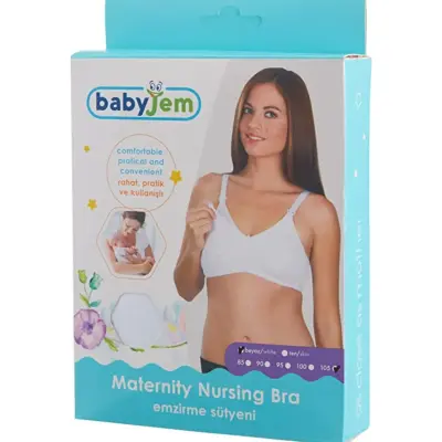 Babyjem Emzirme Sütyeni 95 Beden Beyaz - 4
