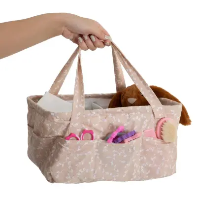 Babyjem Katlamalı Anne ve Bebek Organizer Somon Çiçek - 5