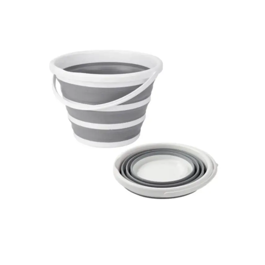 Babyjem Katlanabilen Bebek Banyo Kovası Gri - 2