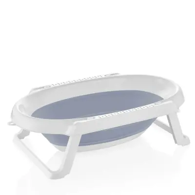 Babyjem Katlanabilen Bebek Banyo Küveti Mavi 