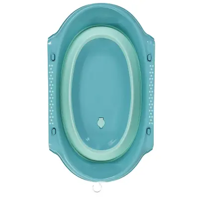 Babyjem Katlanır Banyo Seti 5li Yeni Turkuaz  - 3