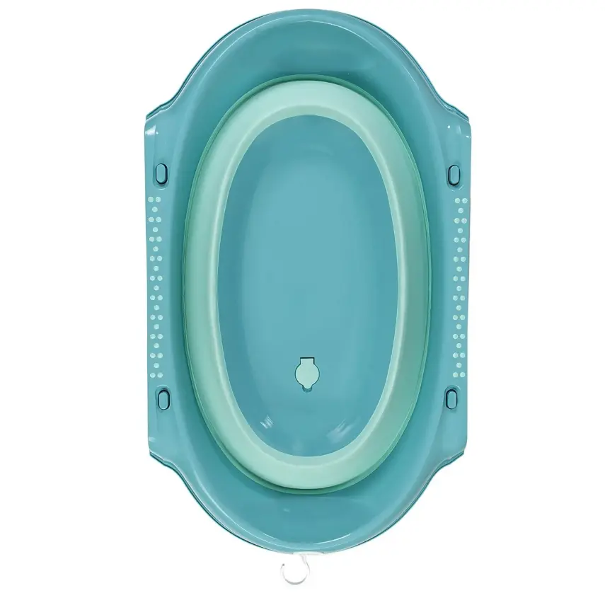 Babyjem Katlanır Banyo Seti 5li Yeni Turkuaz  - 3