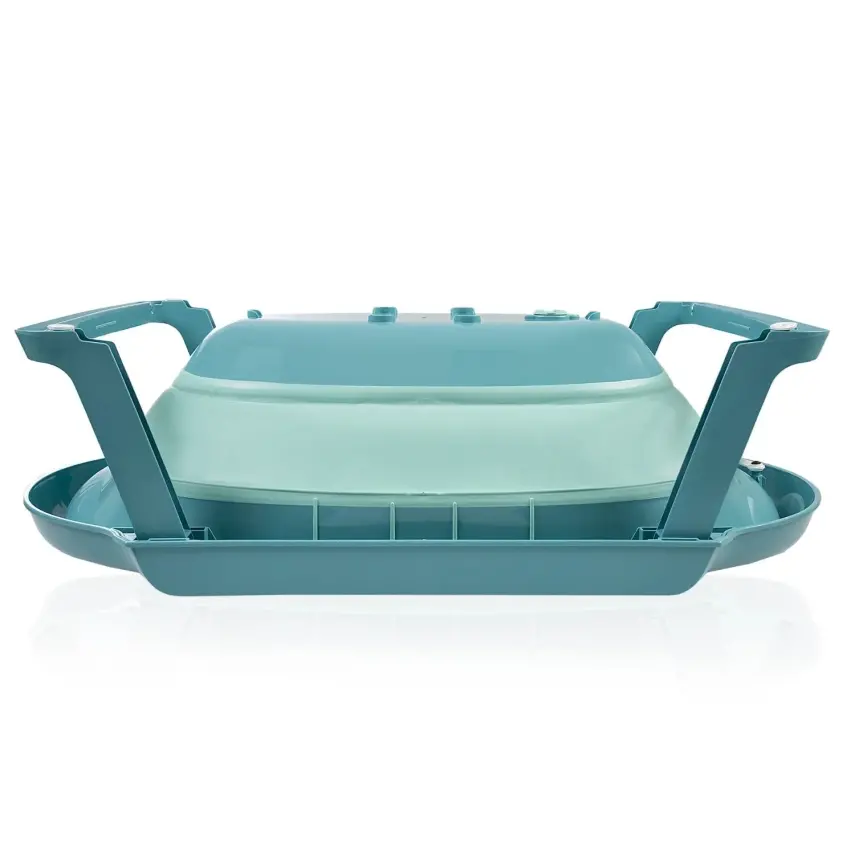 Babyjem Katlanır Banyo Seti 5li Yeni Turkuaz  - 9