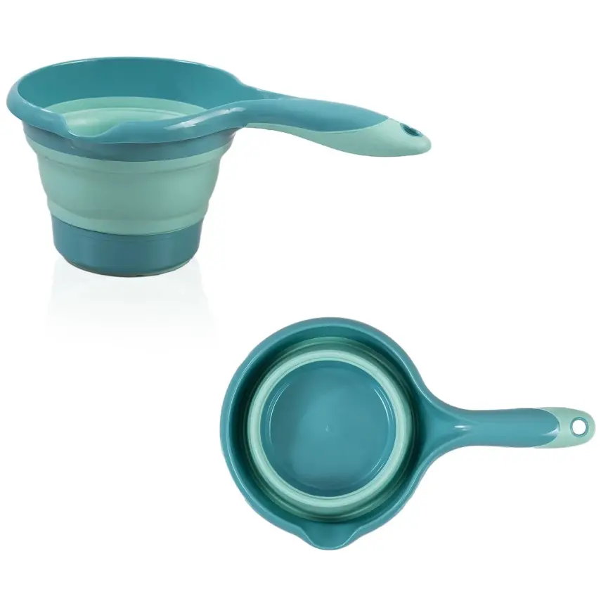 Babyjem Katlanır Banyo Seti 5li Yeni Turkuaz  - 8