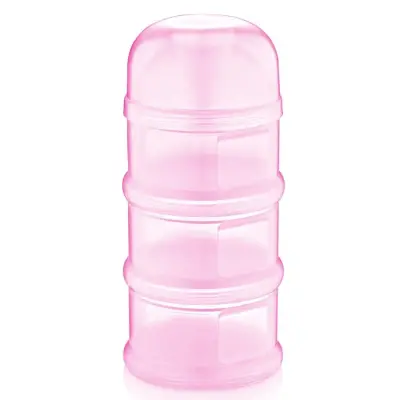 Babyjem Katlı Toz Mama Saklama Kabı Pembe