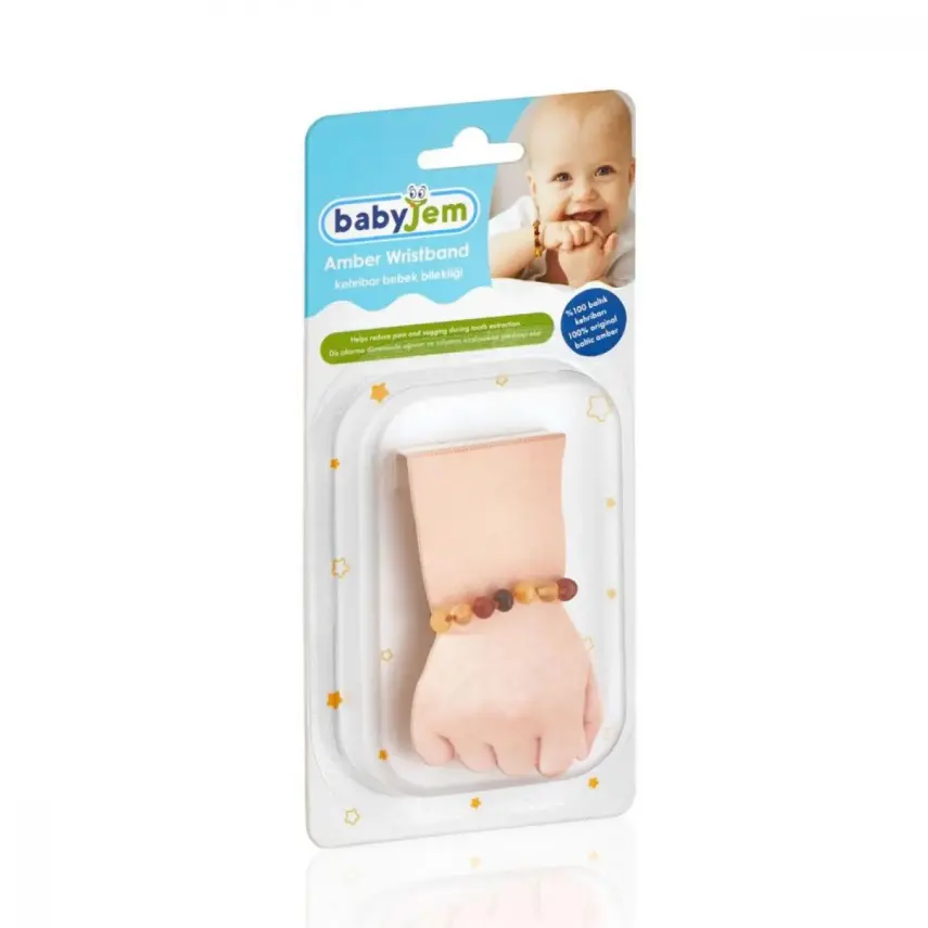 Babyjem Kehribar Bebek Bilekliği Multicolor - 3