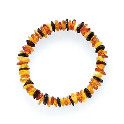 Babyjem Kehribar Bebek Bilekliği Renkli