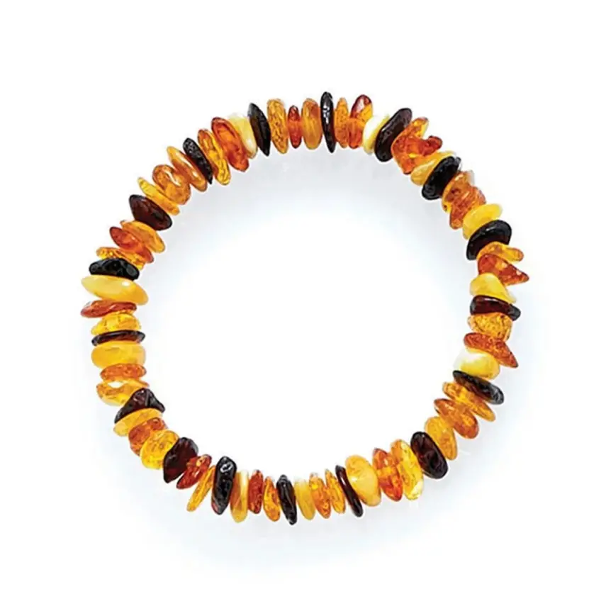 Babyjem Kehribar Bebek Bilekliği Renkli - 1