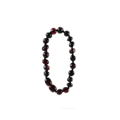 Babyjem Kehribar Bebek Bilekliği Vişne - 3