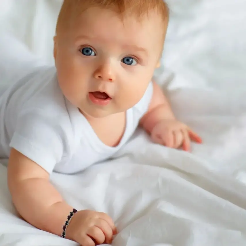 Babyjem Kehribar Bebek Bilekliği Vişne - 4