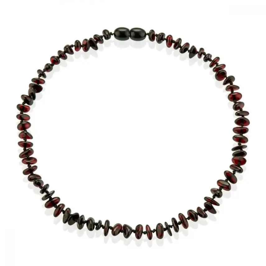 Babyjem Kehribar Bebek Kolyesi Vişne - 1