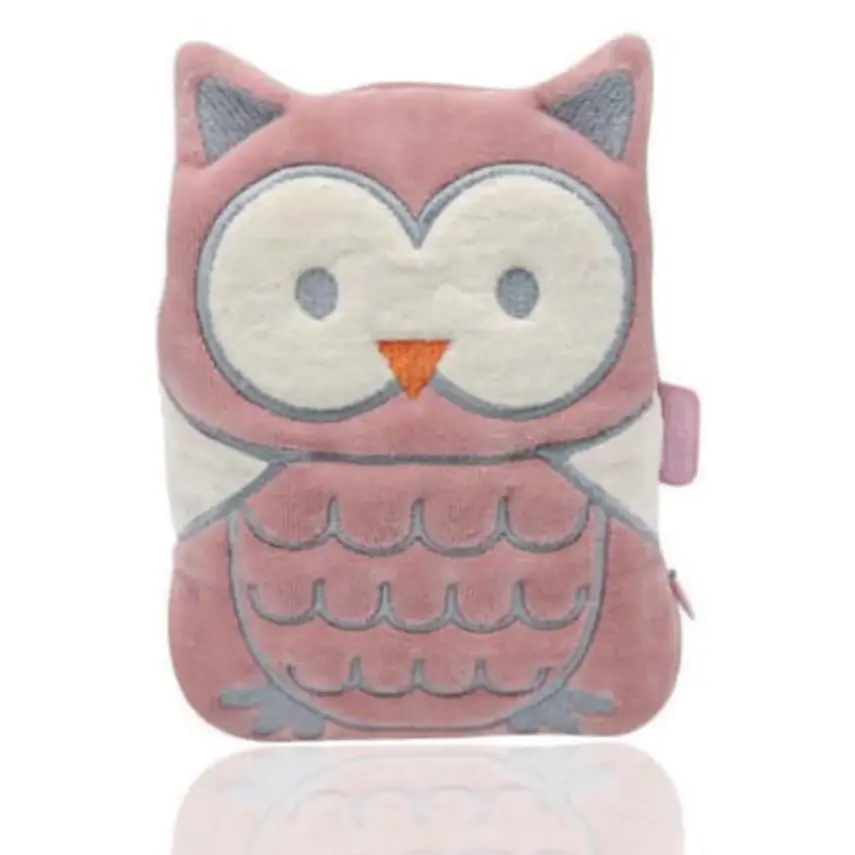 Babyjem Kiraz Çekirdekli Kadife Gaz Yastığı Gül Kurusu Baykuş - 1