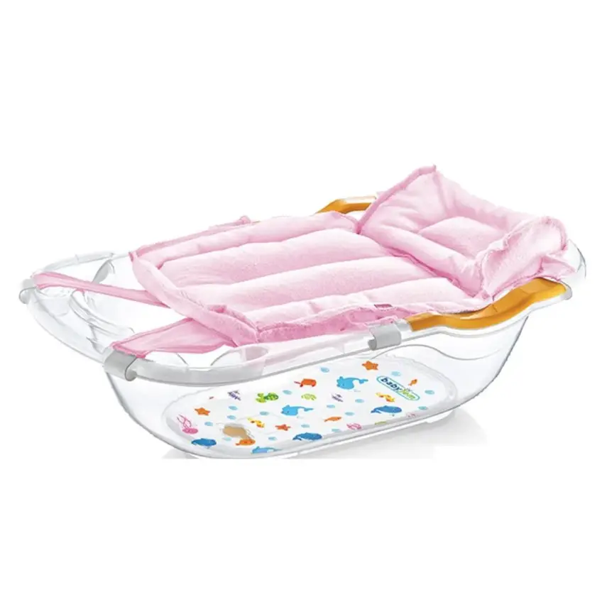 Babyjem Köpüklü Bebek Küvet Filesi Pembe - 1