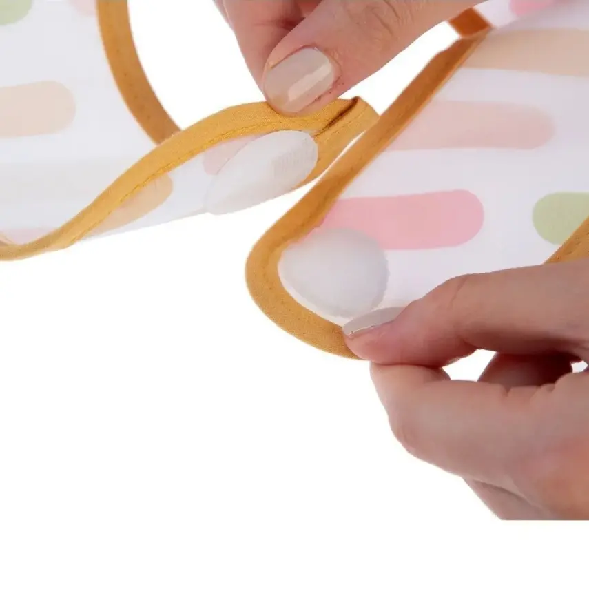 Babyjem Leke Tutmaz Önlük Pastel Şeritler - 4