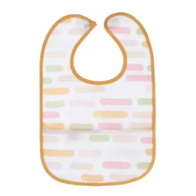 Babyjem Leke Tutmaz Önlük Pastel Şeritler - 6