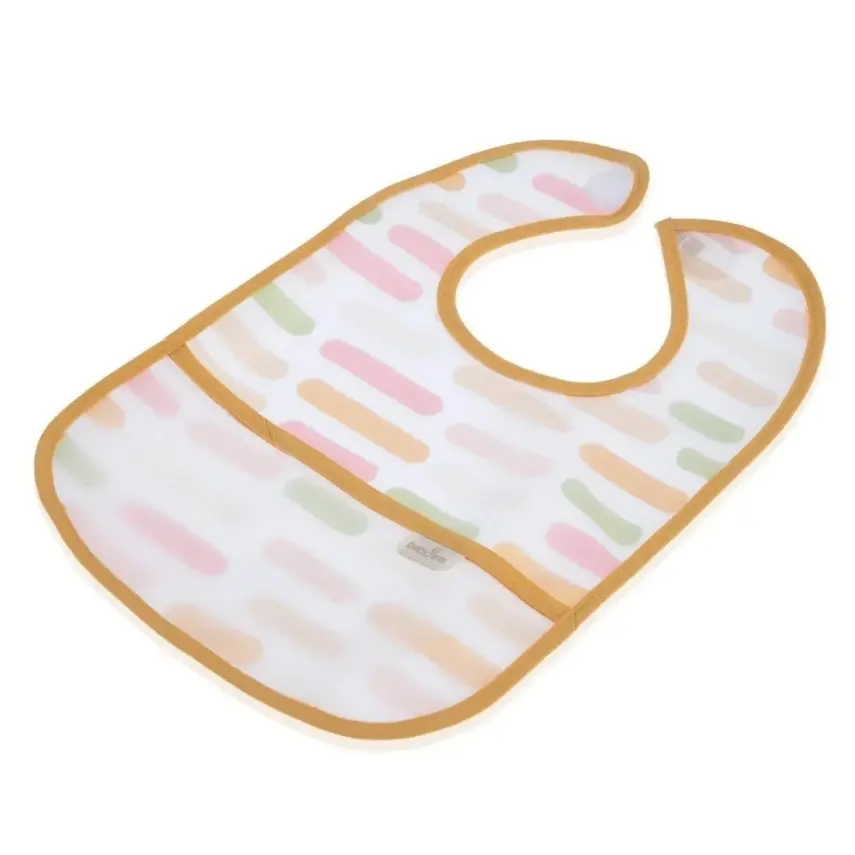 Babyjem Leke Tutmaz Önlük Pastel Şeritler - 2