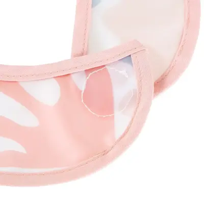 Babyjem Leke Tutmaz Önlük Pembe Puzzle - 3