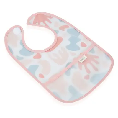 Babyjem Leke Tutmaz Önlük Pembe Puzzle - 5