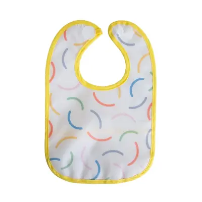 Babyjem Leke Tutmaz Önlük Sarı Gülen Yüz - 2