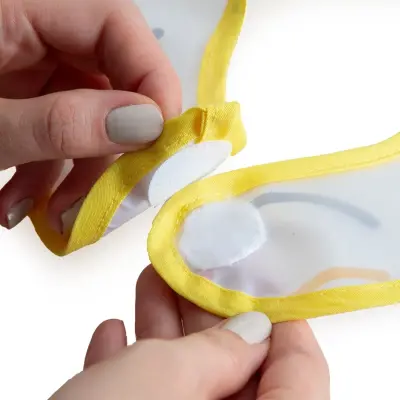 Babyjem Leke Tutmaz Önlük Sarı Gülen Yüz - 3