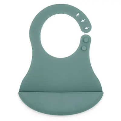 Babyjem Mini Silikon Önlük Mint