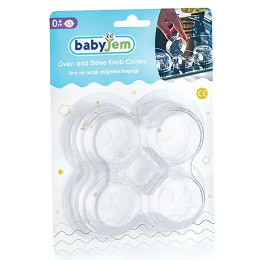 Babyjem Ocak ve Fırın Düğme Kapağı Beyaz - 1