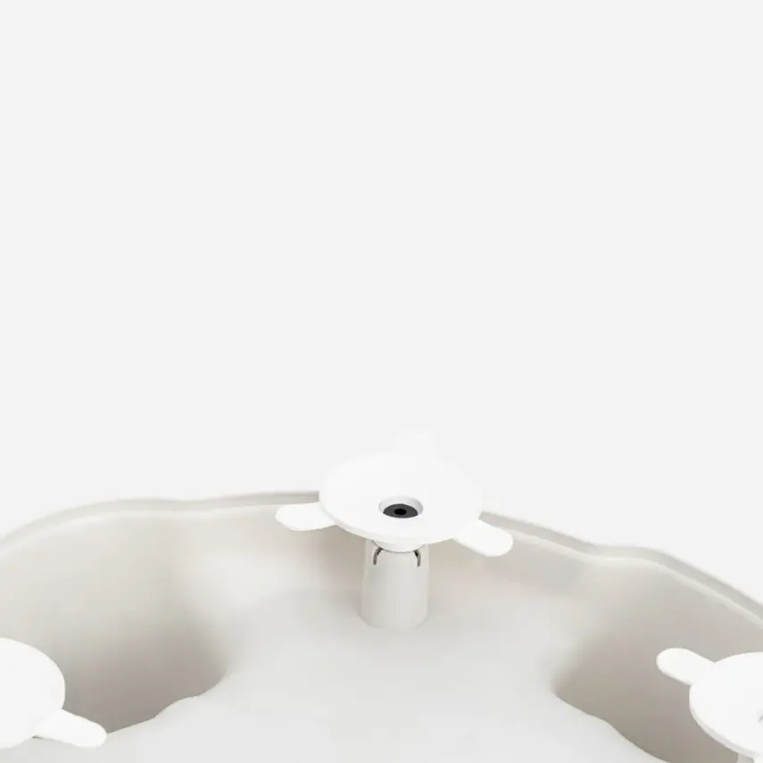 Babyjem Önden Açılır Bebek Banyo&Mama Oturağı Beyaz - 9