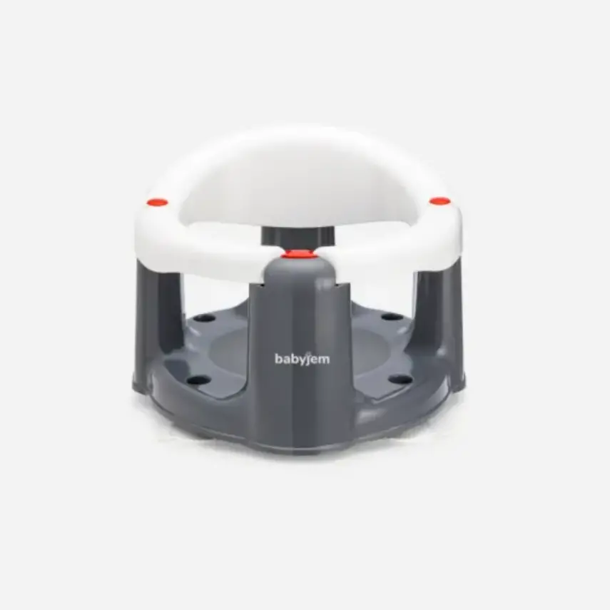 Babyjem Önden Açılır Bebek Banyo&Mama Oturağı Beyaz-Pure Baby Organik Pamuklu Bebek Islak Havlu 90lı - 5