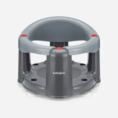 Babyjem Önden Açılır Bebek Banyo&Mama Oturağı Gri - 2