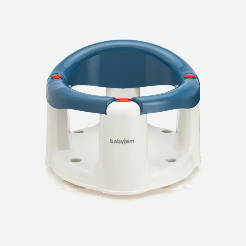 Babyjem Önden Açılır Bebek Banyo&Mama Oturağı İndigo Mavi - 8