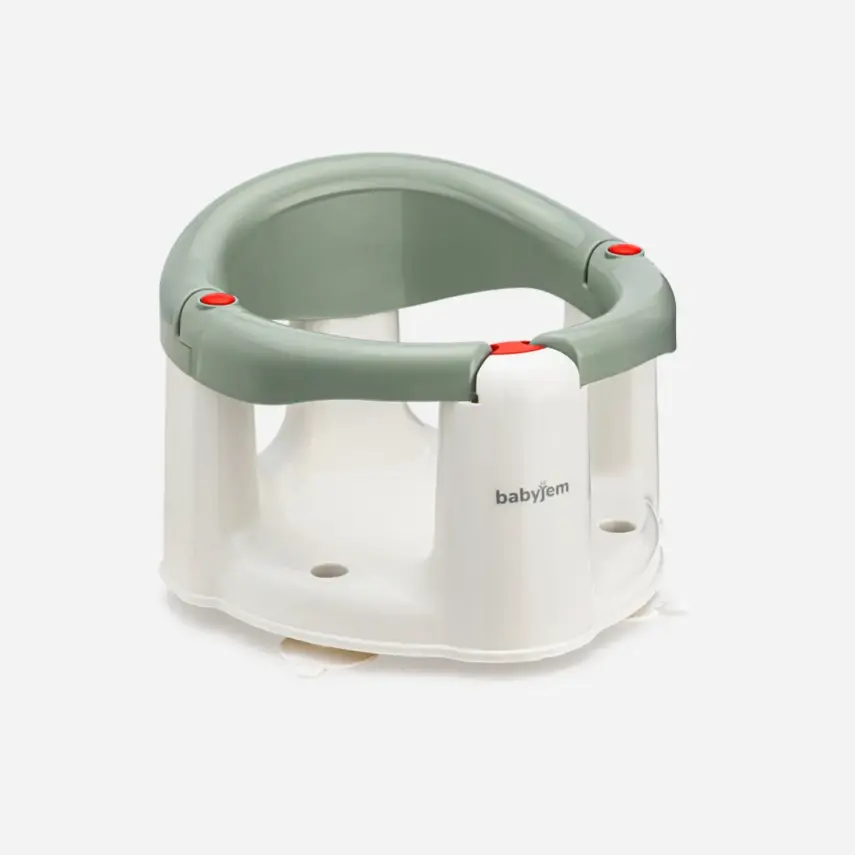 Babyjem Önden Açılır Bebek Banyo&Mama Oturağı Soft Yeşil - 1