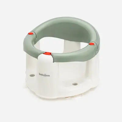 Babyjem Önden Açılır Bebek Banyo&Mama Oturağı Soft Yeşil - 10