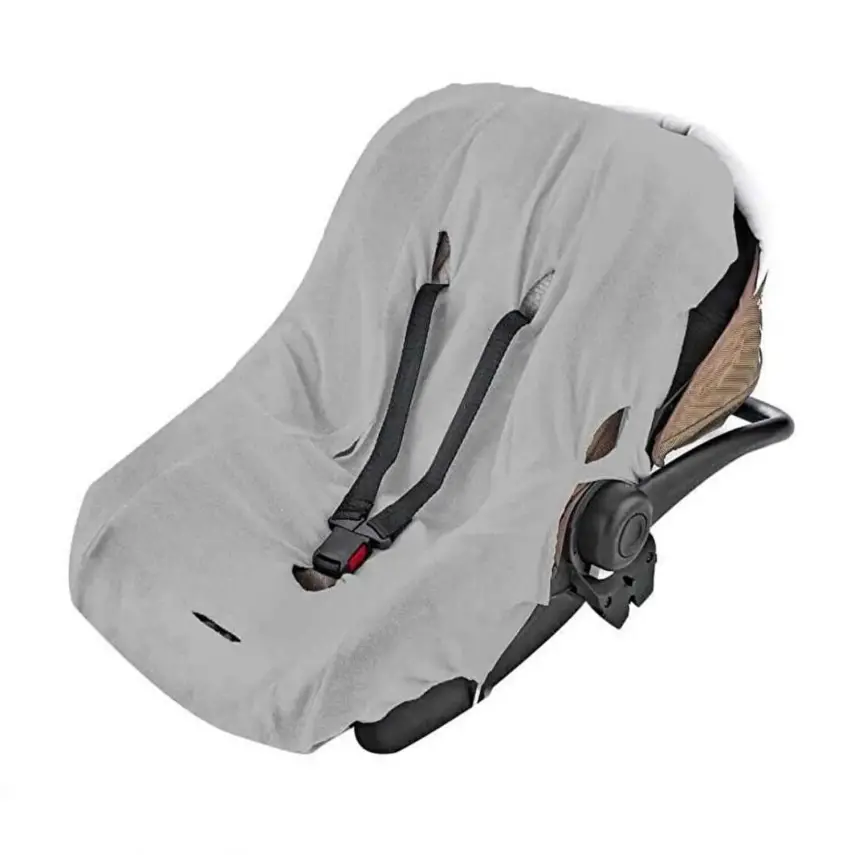 Babyjem Örme Havlu Ana Kucağı Kılıfı Gri - 1