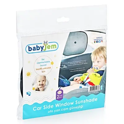 Babyjem Oto Yan Cam Güneşliği 2li - 3