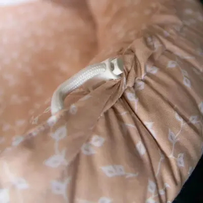 Babyjem Oyuncaklı Anne Baba Yanı Yatağı Somon Çiçek - 9