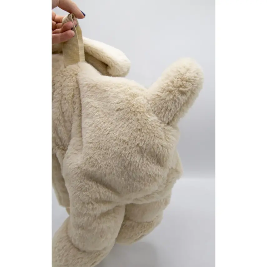 Babyjem Peluş Çanta Köpek Ekru - 3