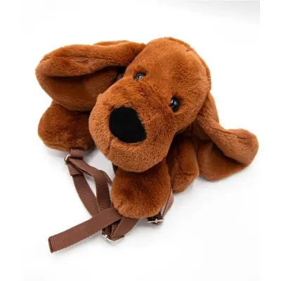 Babyjem Peluş Çanta Köpek Kahverengi  - 5