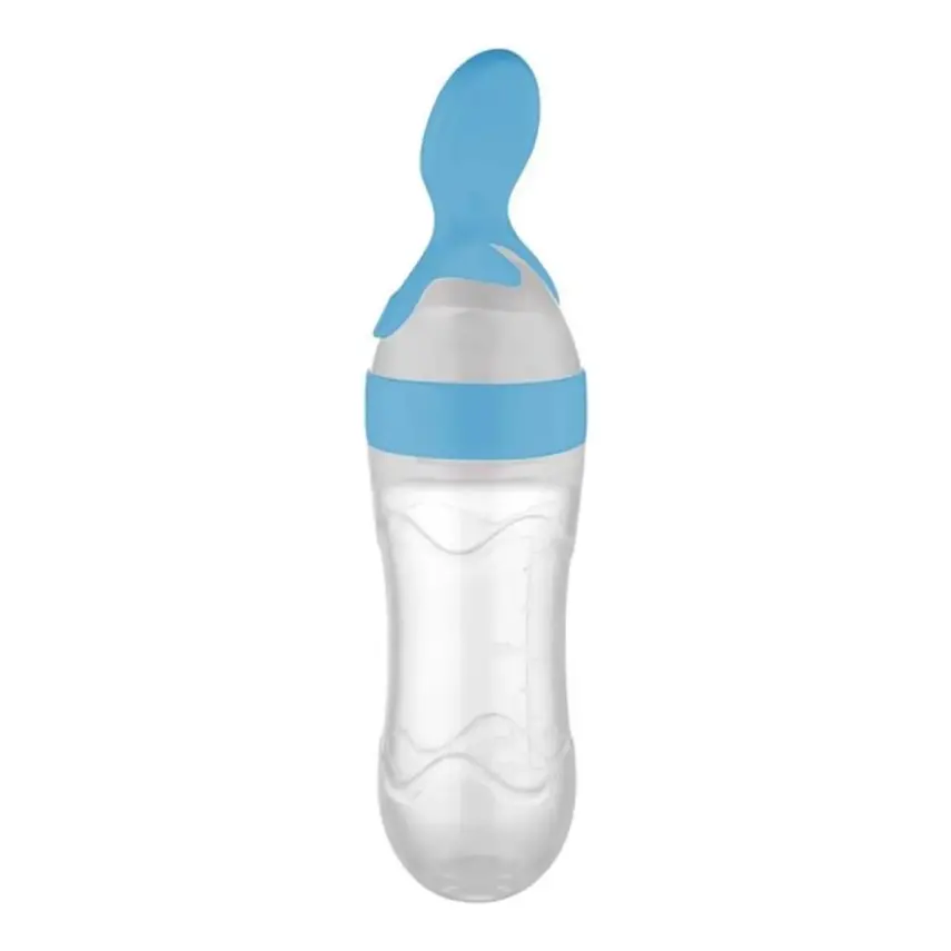 Babyjem Sıkmalı Kaşık Mavi - 2