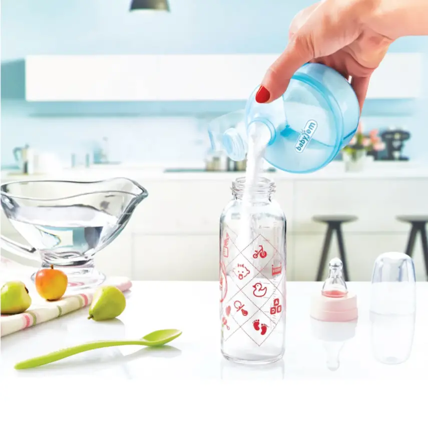 Babyjem Toz Mama Saklama Kabı Beyaz - 3