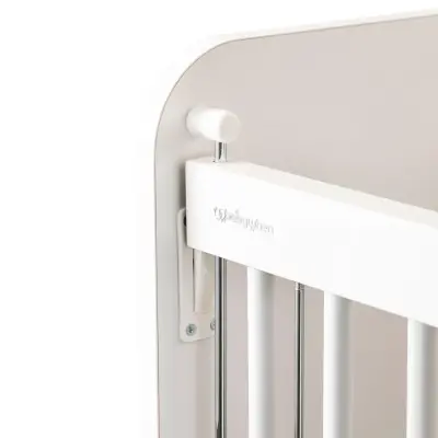 Babywhen Pratik Sallanır Anne Yanı Bebek Beşik 60x120 cm Beyaz - 7