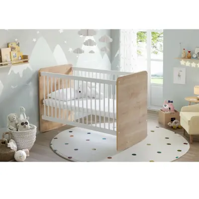 Babywhen Pratik Sallanır Bebek Beşik 60x120 cm Ahşap - 3