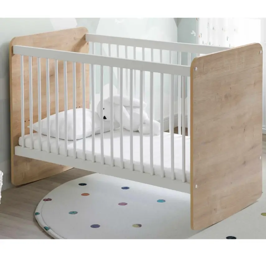 Babywhen Pratik Sallanır Bebek Beşik 60x120 cm Ahşap - 4