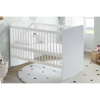 Babywhen Pratik Sallanır Bebek Beşik 60x120 cm Beyaz - 2