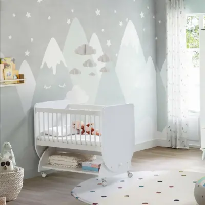 Babywhen Pratik Sallanır Bebek Sepet Beşik 50x90cm Beyaz