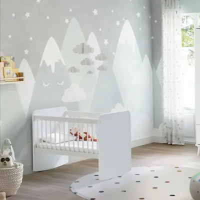 Babywhen Pratik Sallanır Mini Bebek Beşik 50X90 cm Beyaz